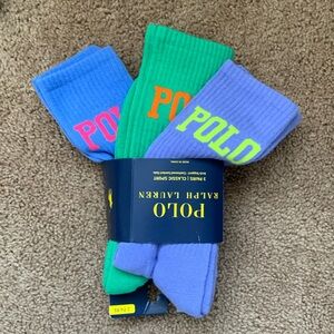 Polo Ralph Lauren Crew Socks Men’s Sz 10-13